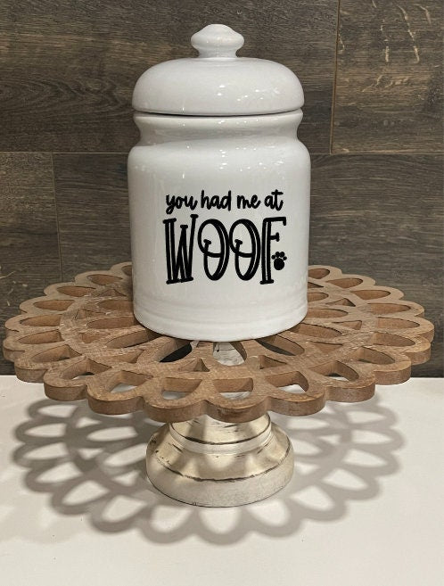 Stoneware Treat Jars! Customizable
