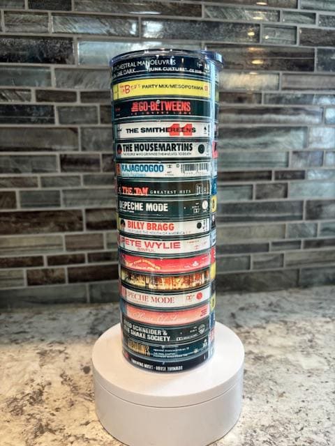 80's Rock Music Tumbler - Retro Vibes!