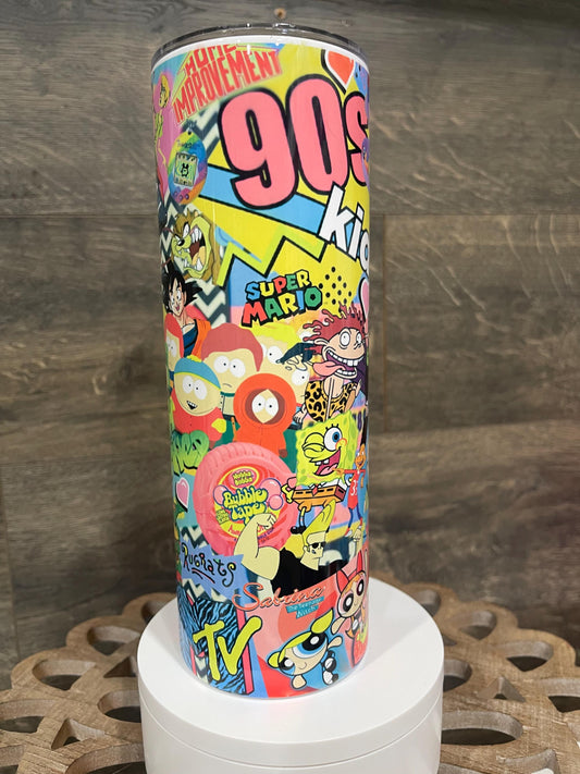 20oz 90’s kid tumbler!