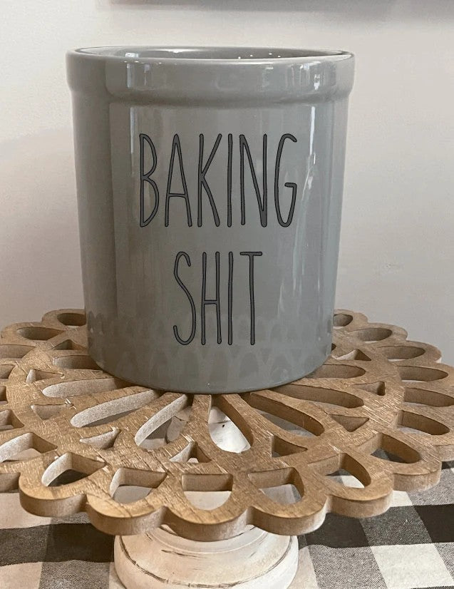 Funny Untensil Crocks