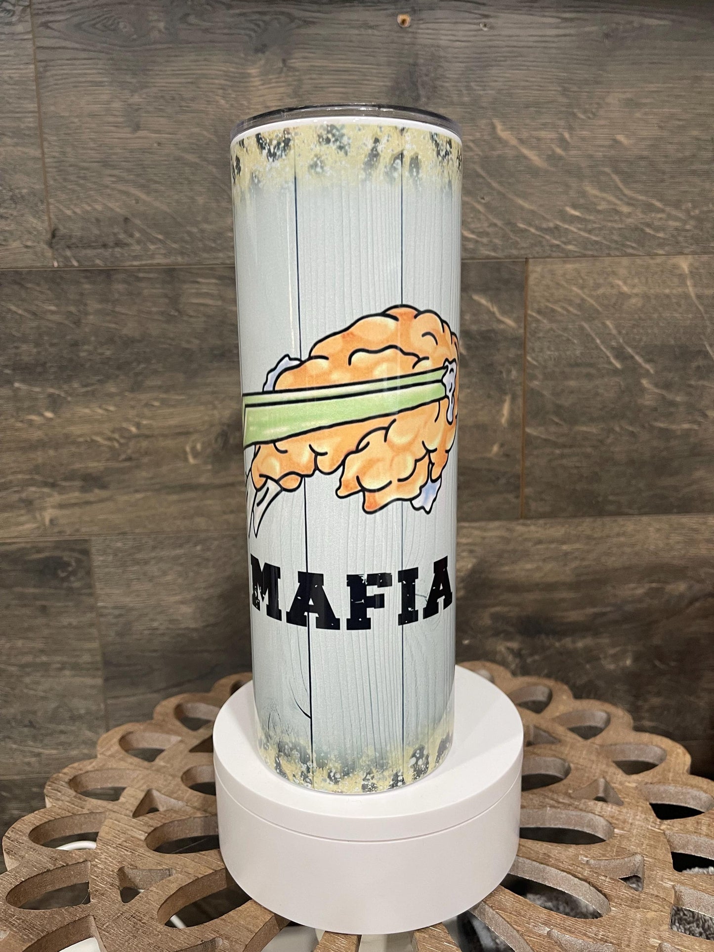 Buffalo Mafia Chicken Wing Tumbler!