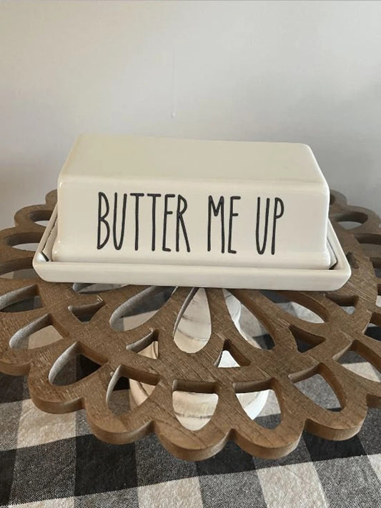 Stoneware Butter Dishes