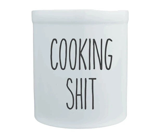 Funny Untensil Crocks