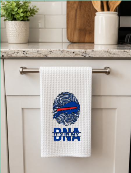 Buffalo Football Inspired Waffle Weave Kitchen Towels