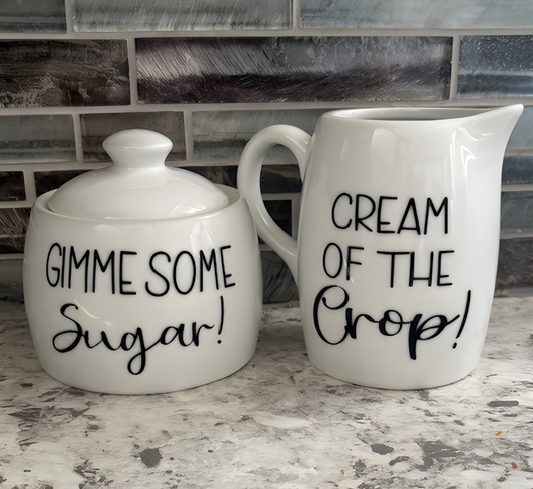 Cream & Sugar Farmhouse Set