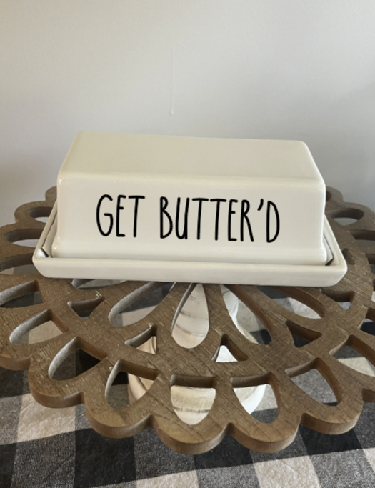 Stoneware Butter Dishes