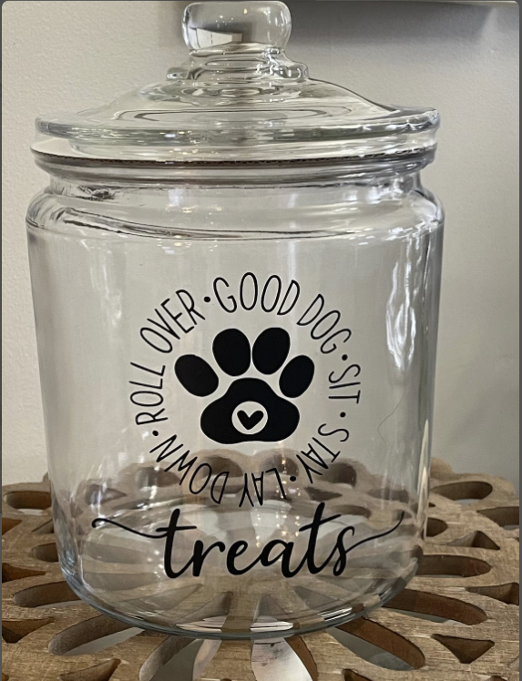 Custom Dog Treat Jars