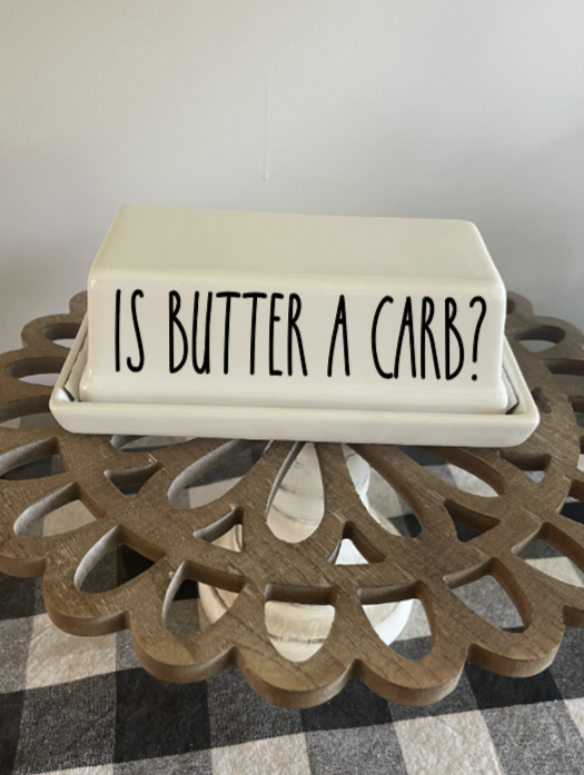 Stoneware Butter Dishes