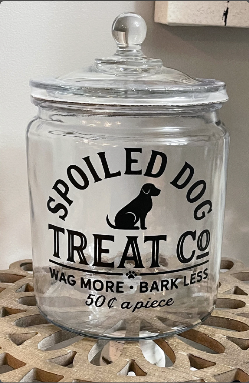 Custom Dog Treat Jars