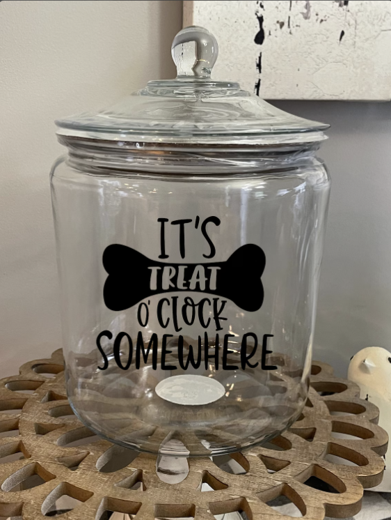 Custom Dog Treat Jars
