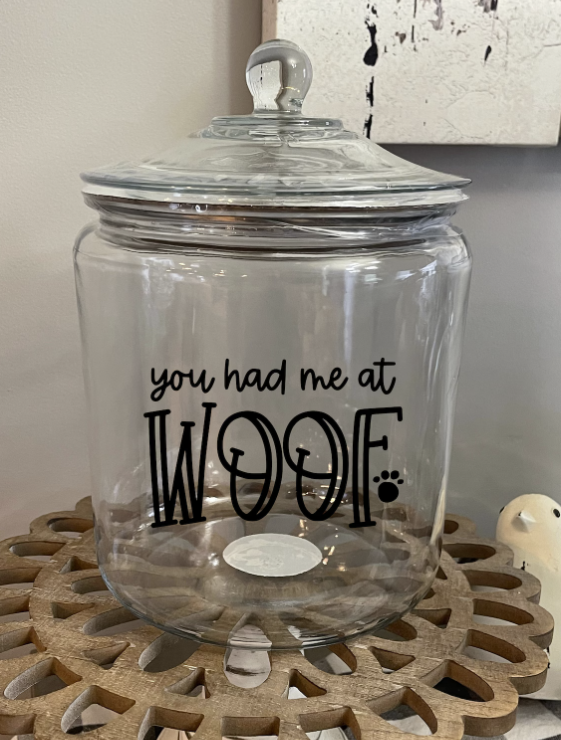 Custom Dog Treat Jars