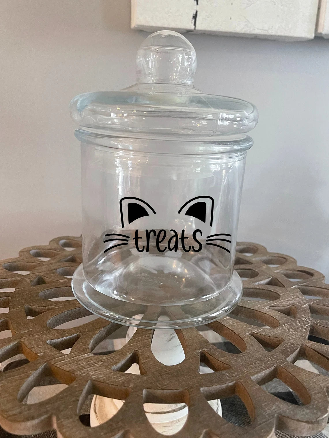 Cat Treat Jars - Multiple Sizes Available