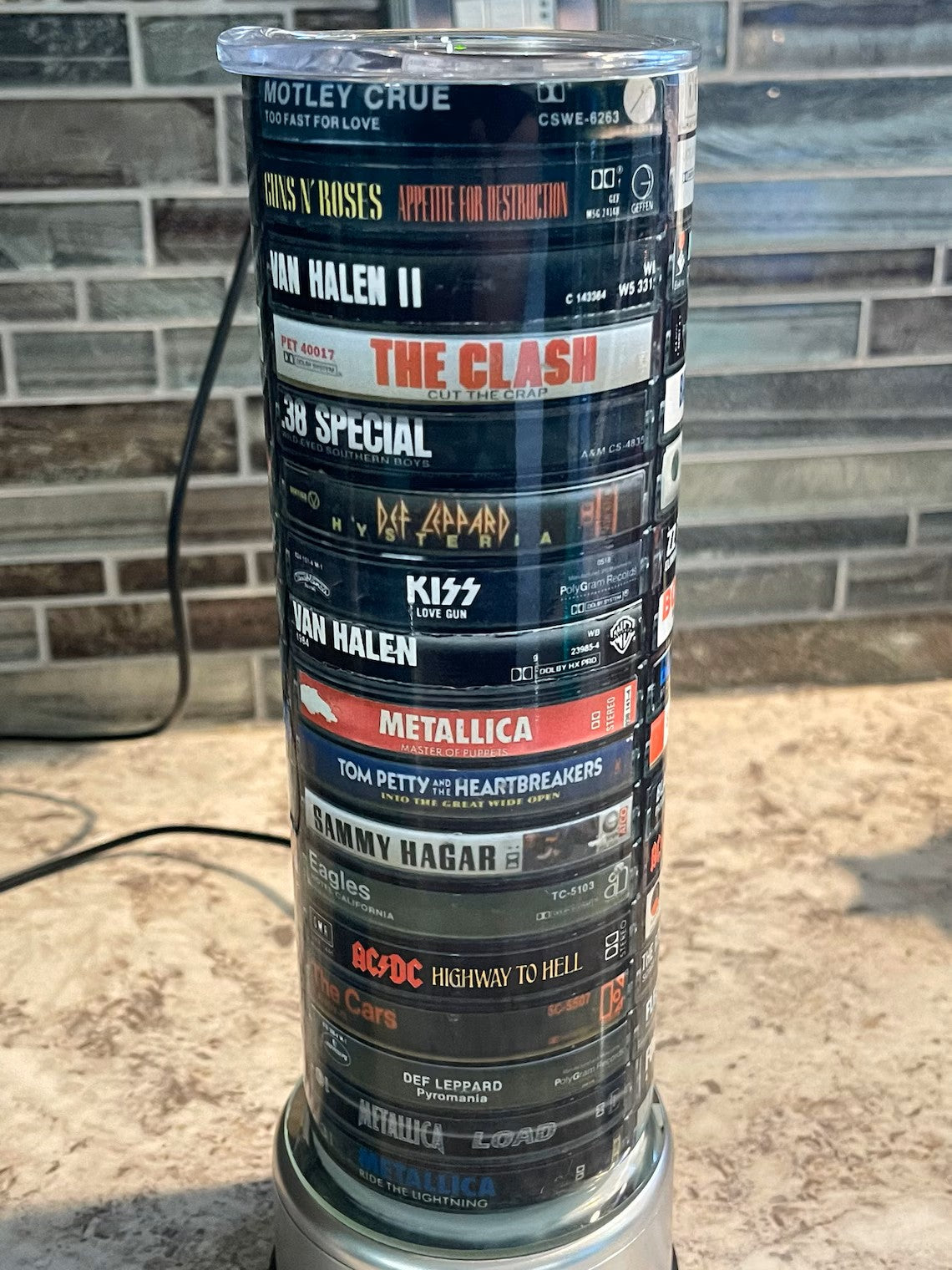 Classic Rock Music Tumbler