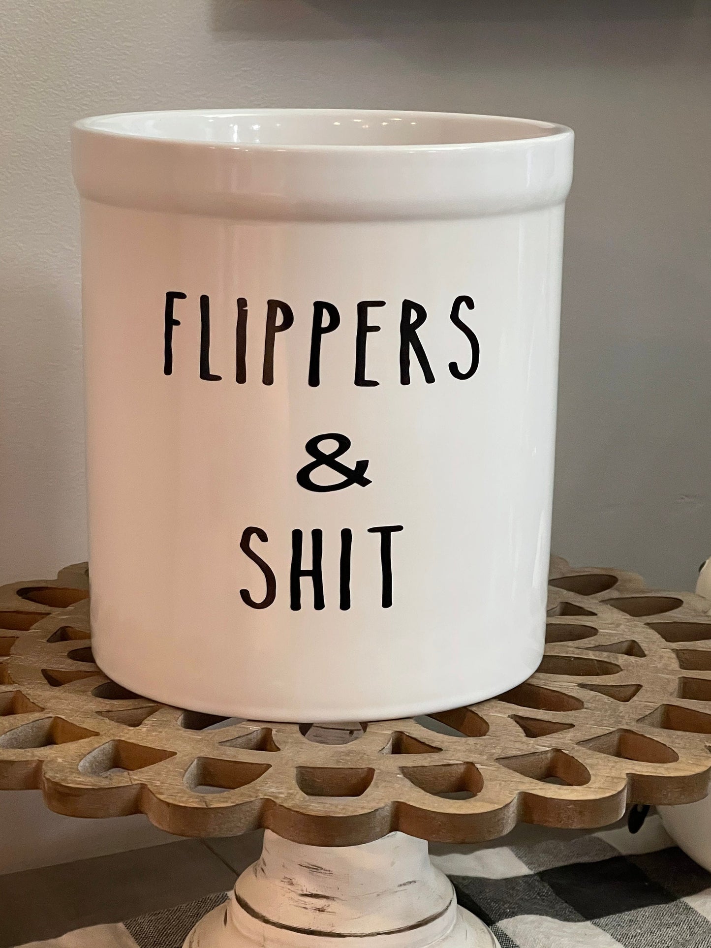 Funny Utensil Crock!