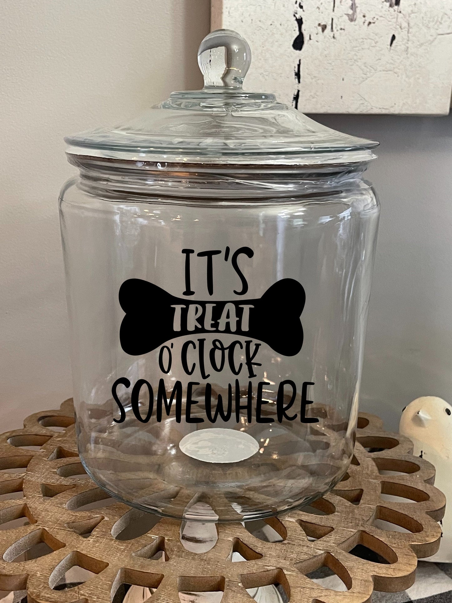 Large Dog Treat Jar!