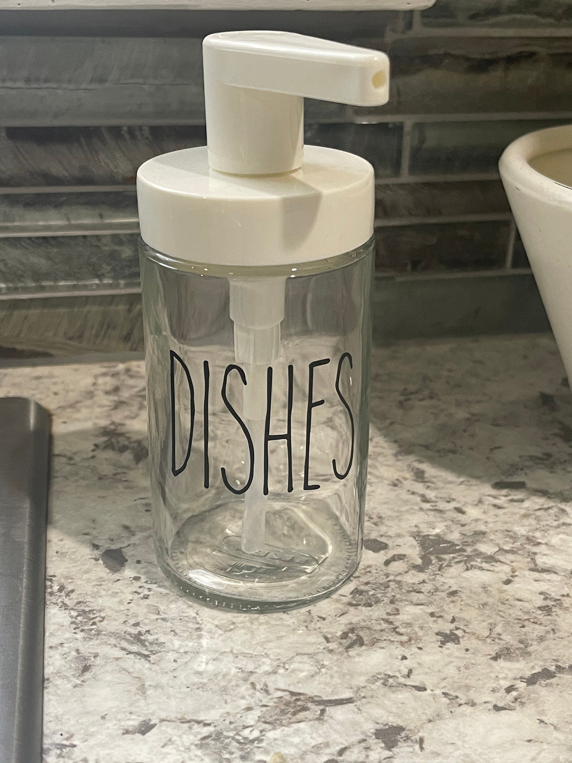 Glass Soap Dispenser