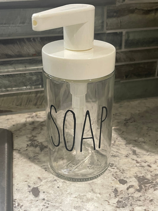 Glass Soap Dispenser