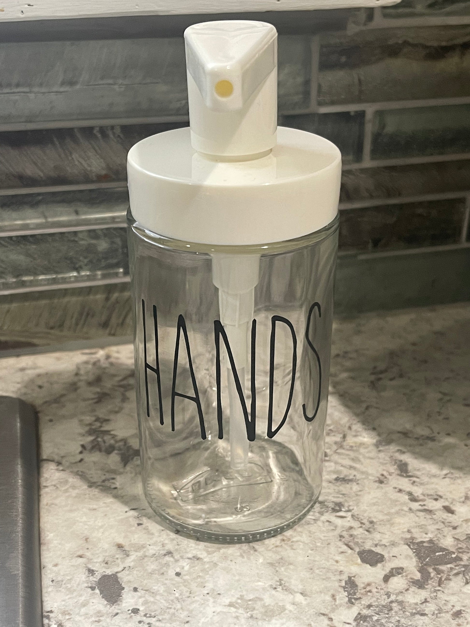 Glass Soap Dispenser