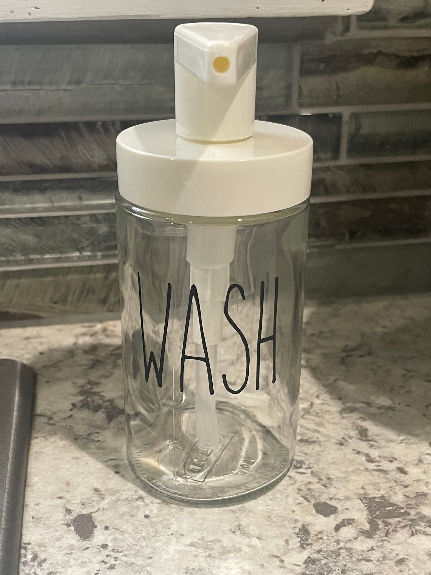 Glass Soap Dispenser