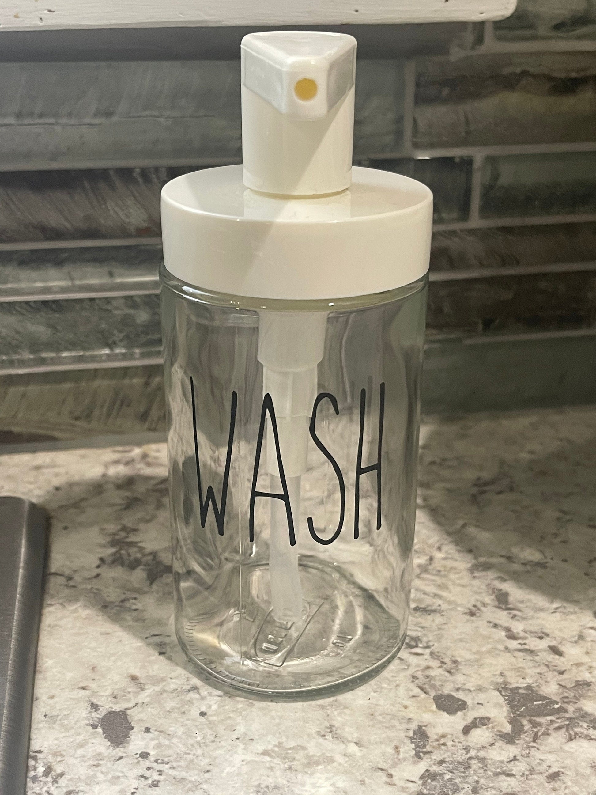 Glass Soap Dispenser