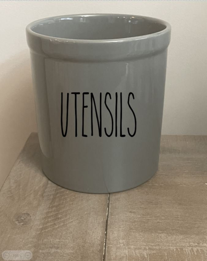 Funny Utensil Crock!