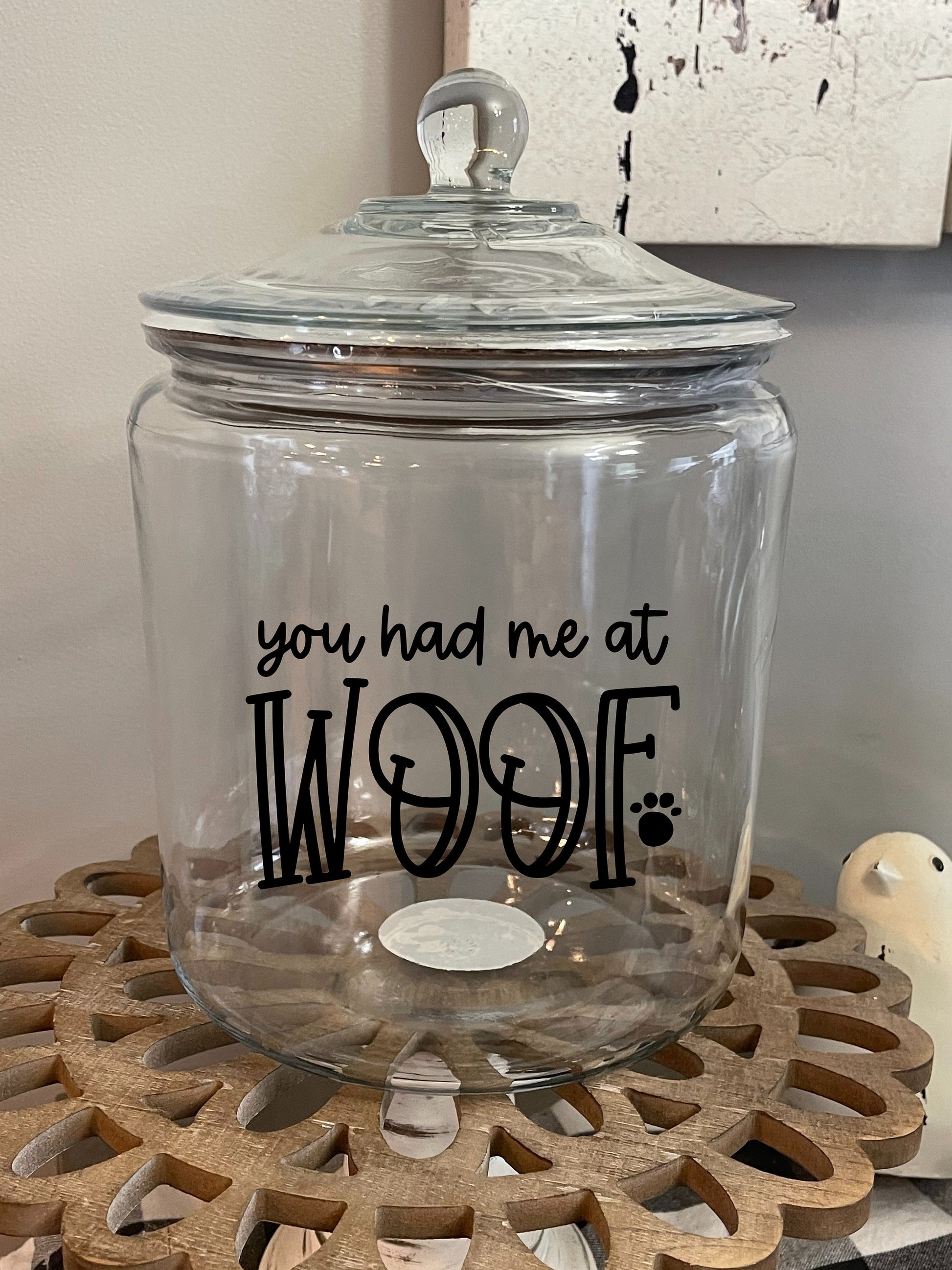 Large Dog Treat Jar!