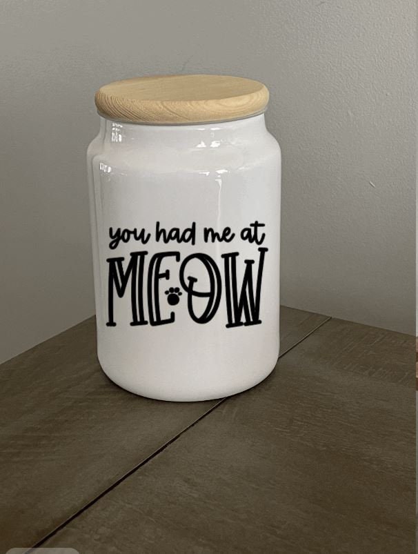 Custom Ceramic Treat Jars!