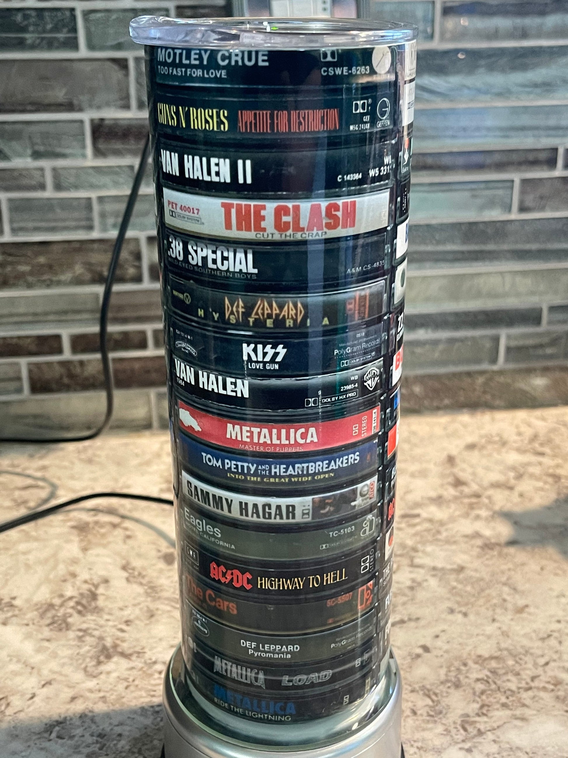 20oz Vintage Classic Rock Tumbler!