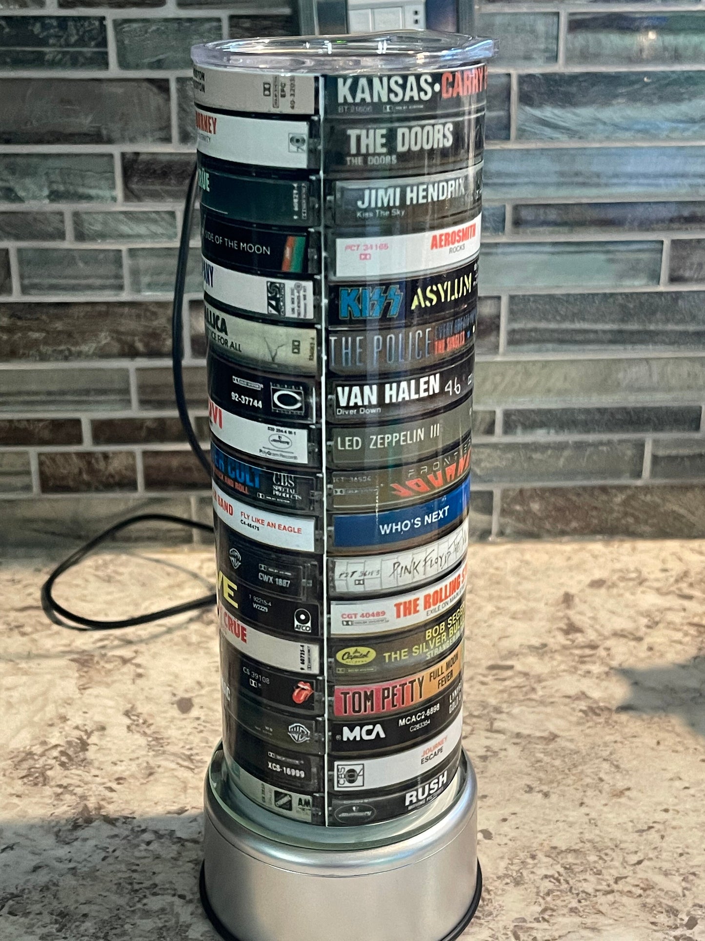 20oz Vintage Classic Rock Tumbler!