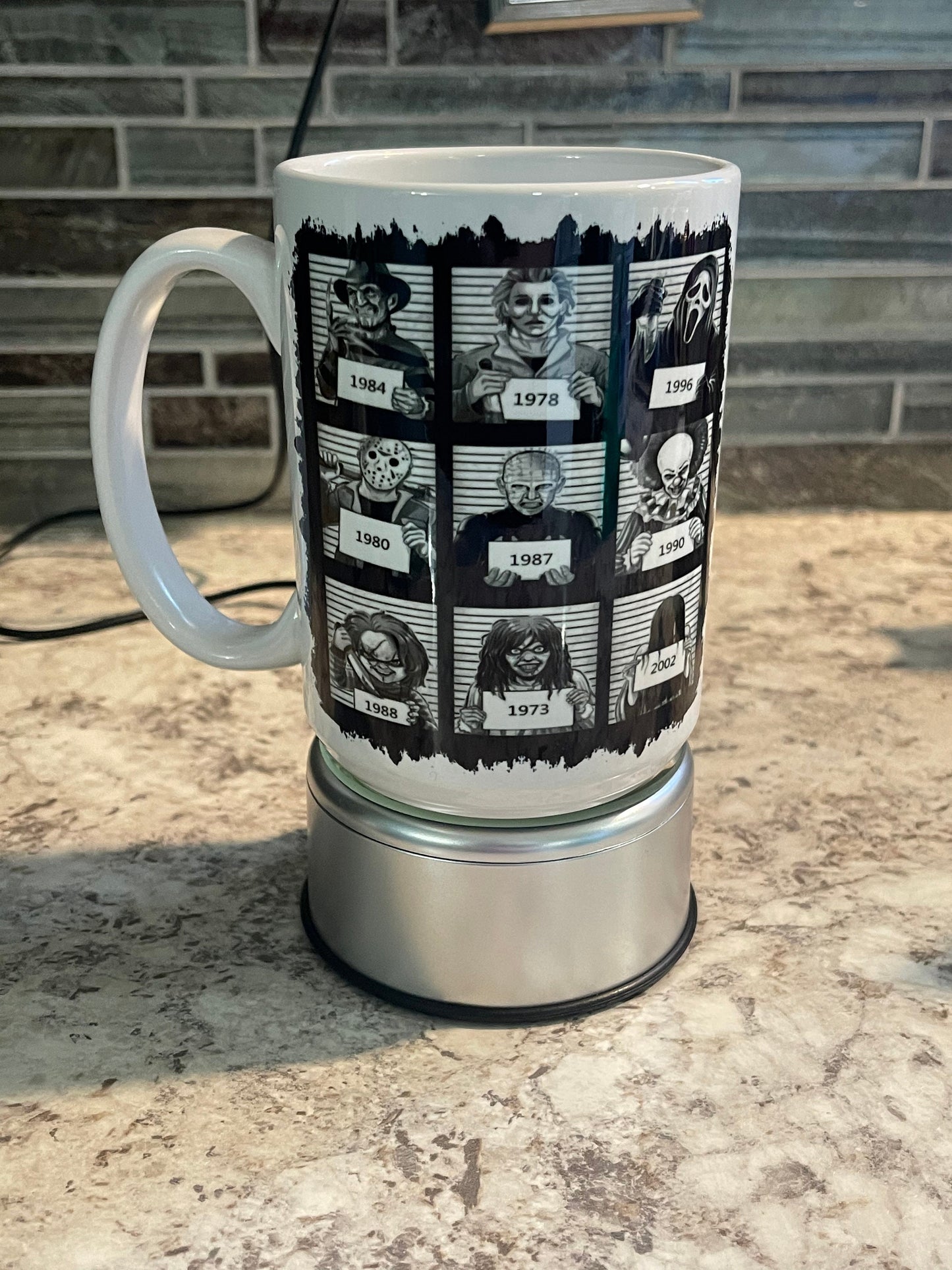 15oz Horror movie killers mugshots mug!