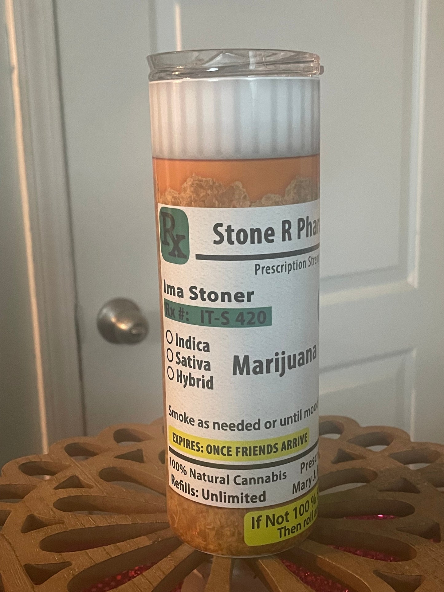 20 oz prescription marijuana tumbler