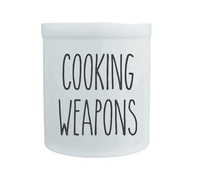 Funny Utensil Crock!