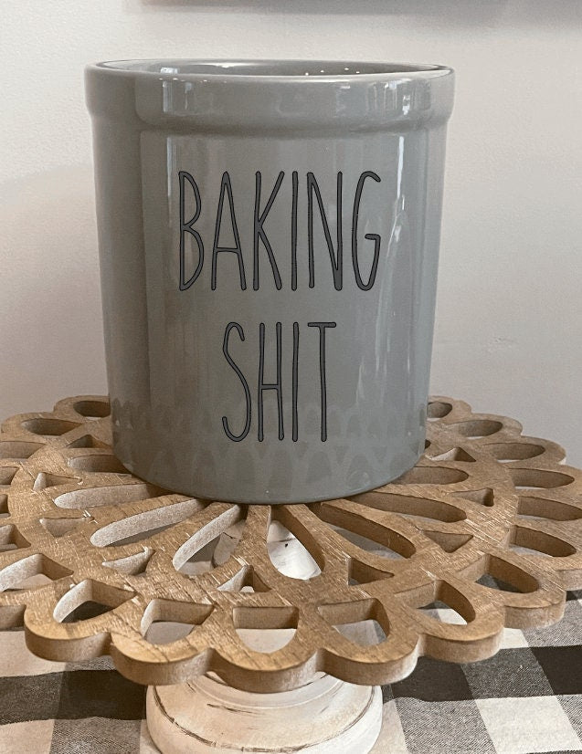 Funny Utensil Crock!
