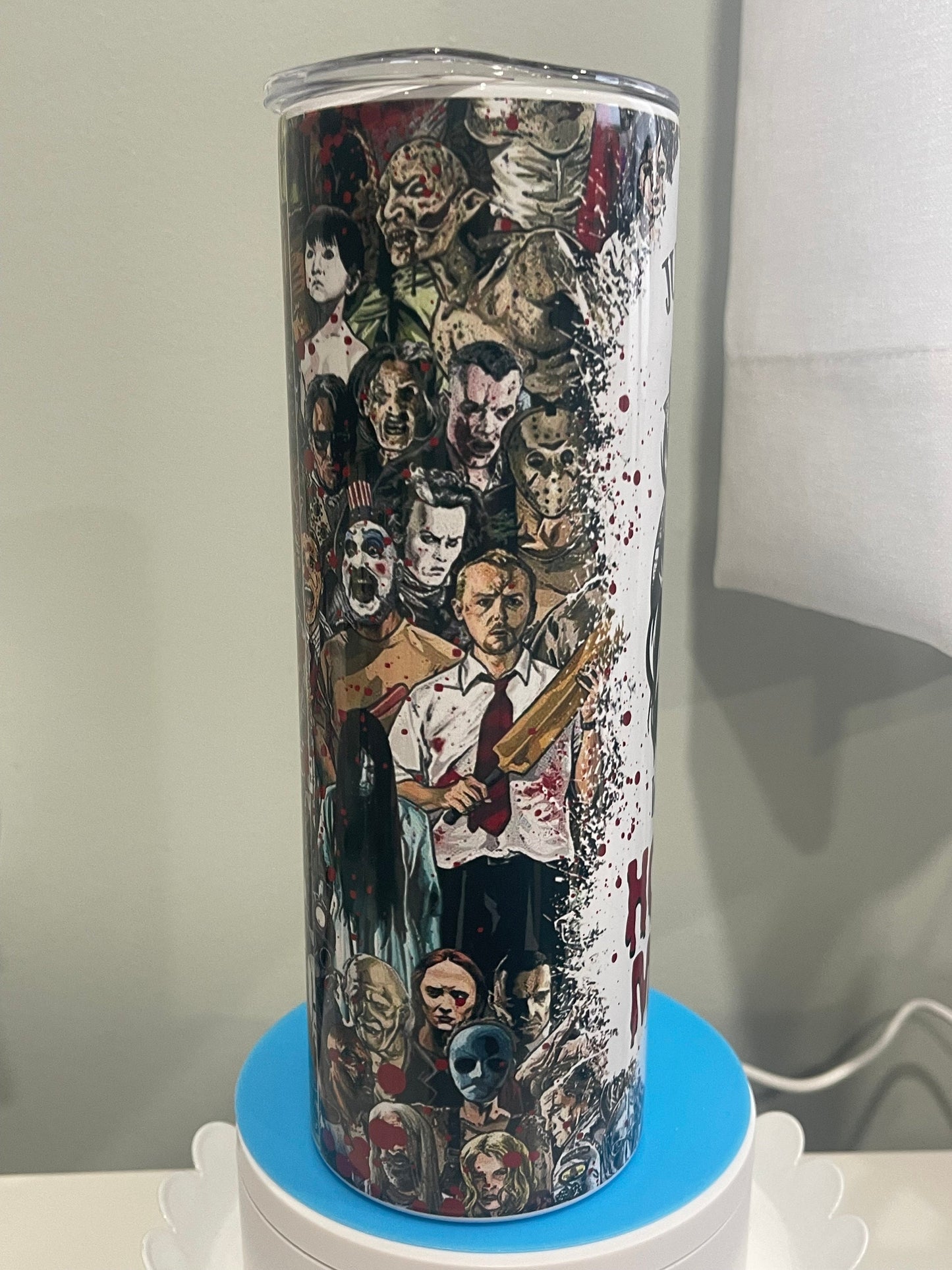 Just a Girl Who Loves Horror Movies Tumbler!