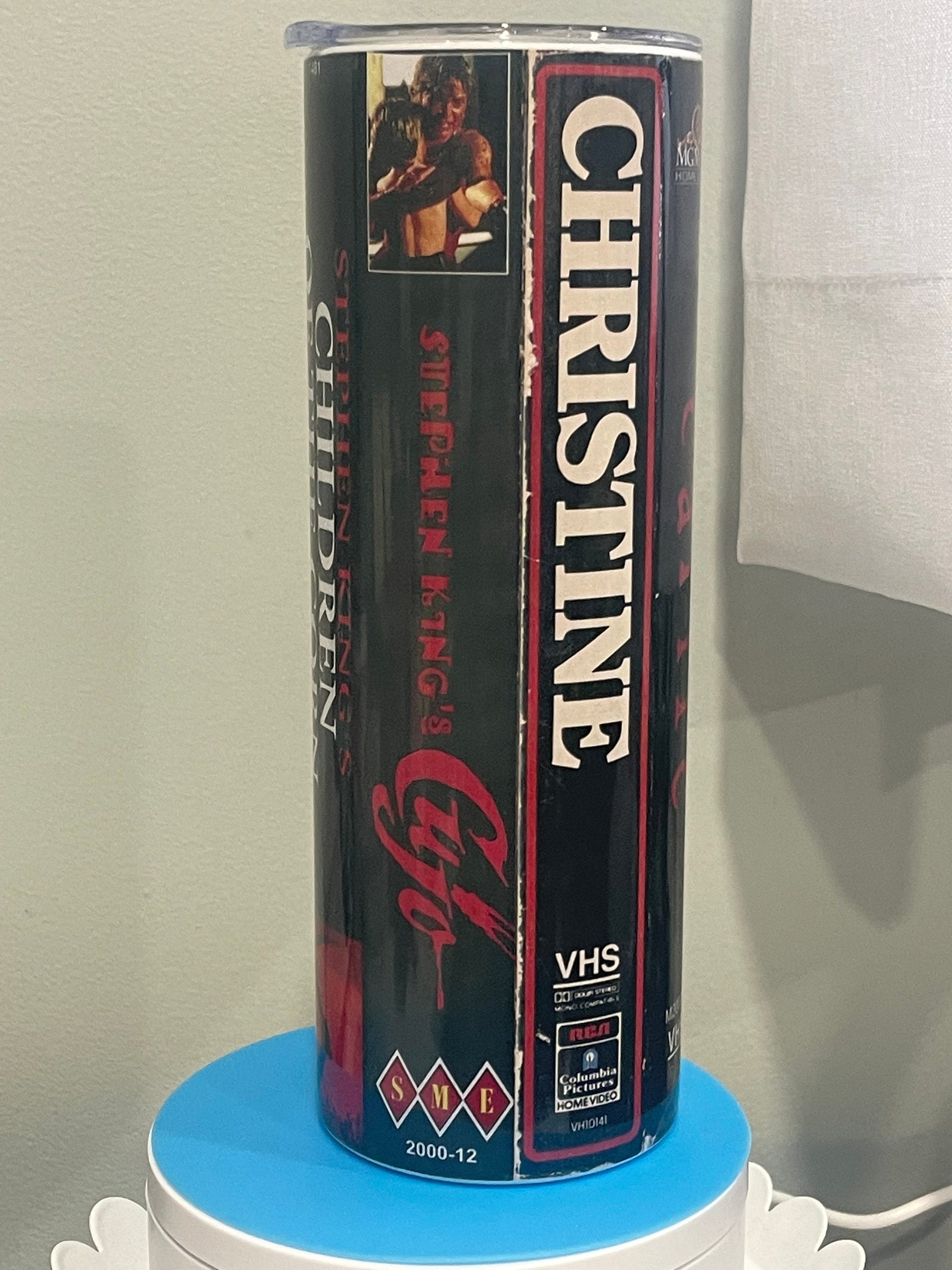 VHS 20 oz Horror movie Tumbler!