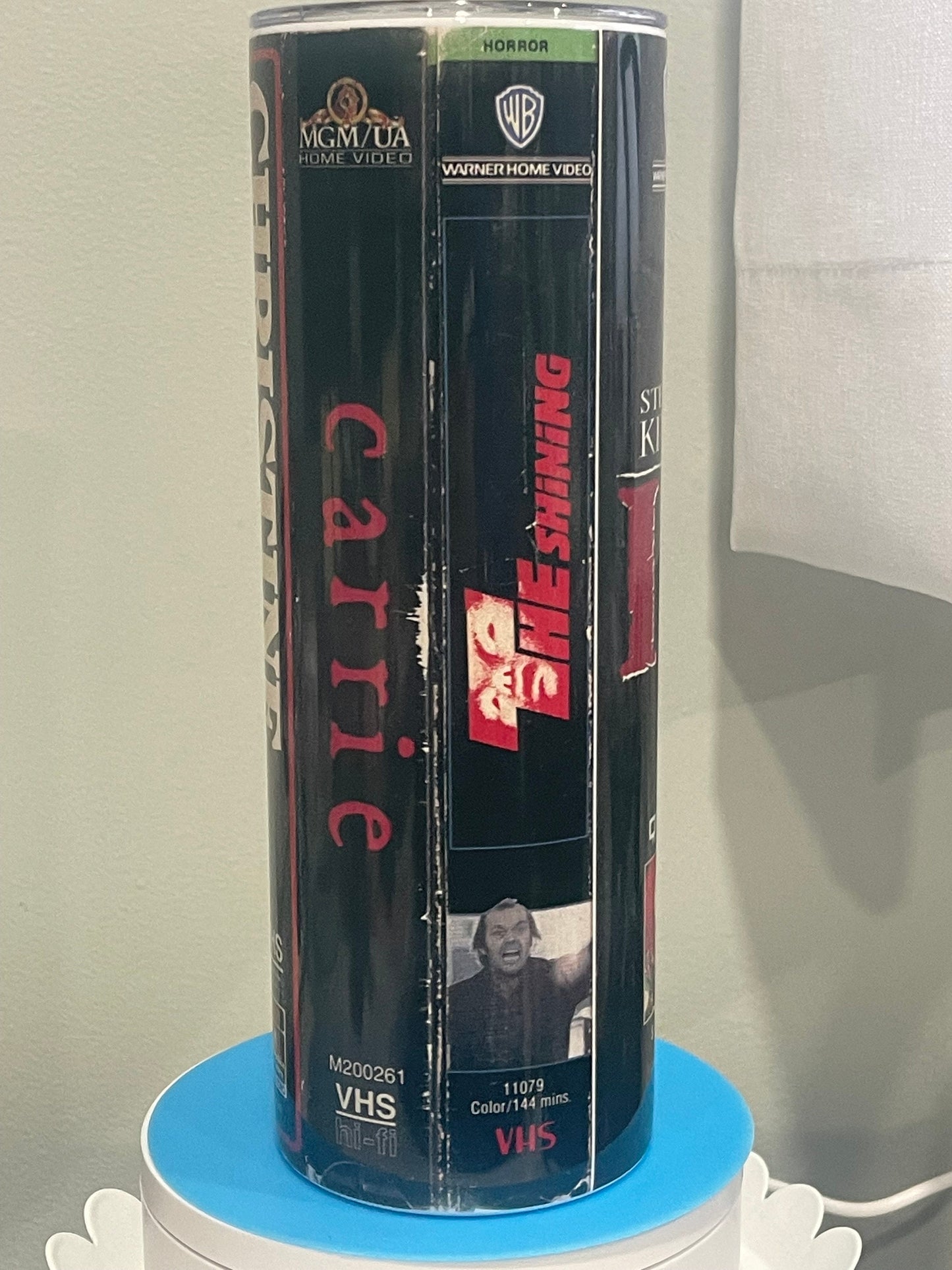 VHS 20 oz Horror movie Tumbler!