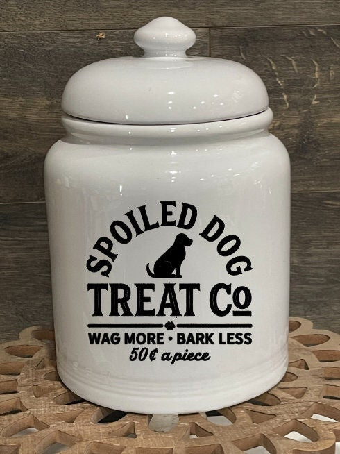 Stoneware Treat Jars! Customizable