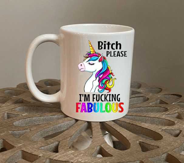 Funny 15 oz Unicorn Mugs! Several designs!