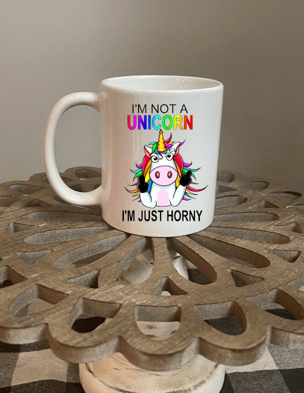 Funny 15 oz Unicorn Mugs! Several designs!