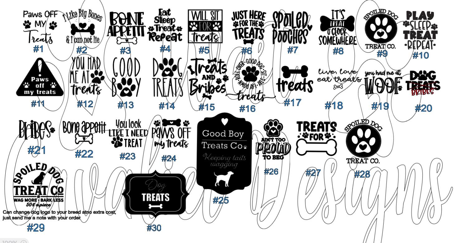 Large Dog Treat Jar!