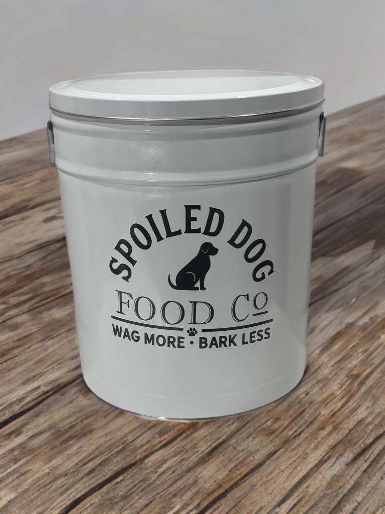 Pet Food Storage Tin!