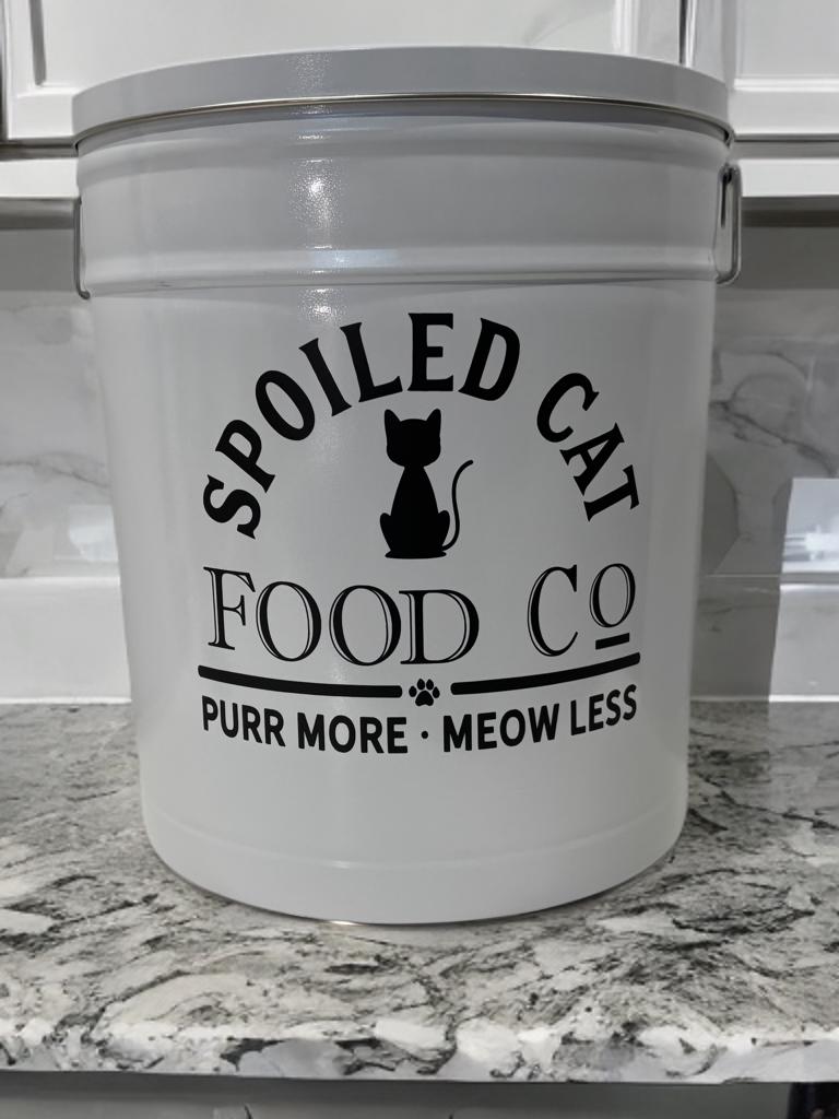 Pet Food Storage Tin!