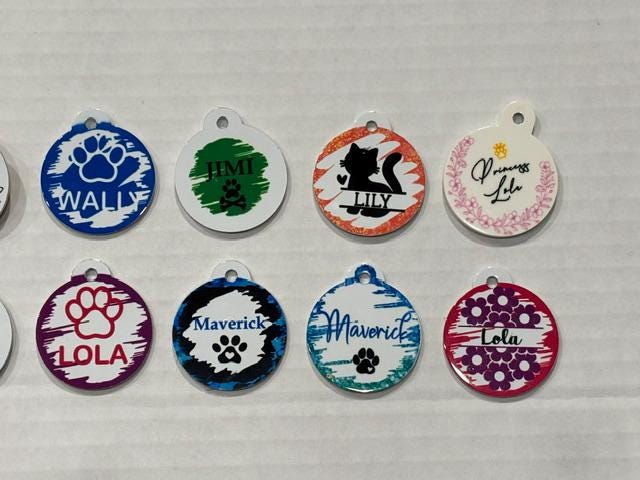 Pet ID Tags! QR Code option