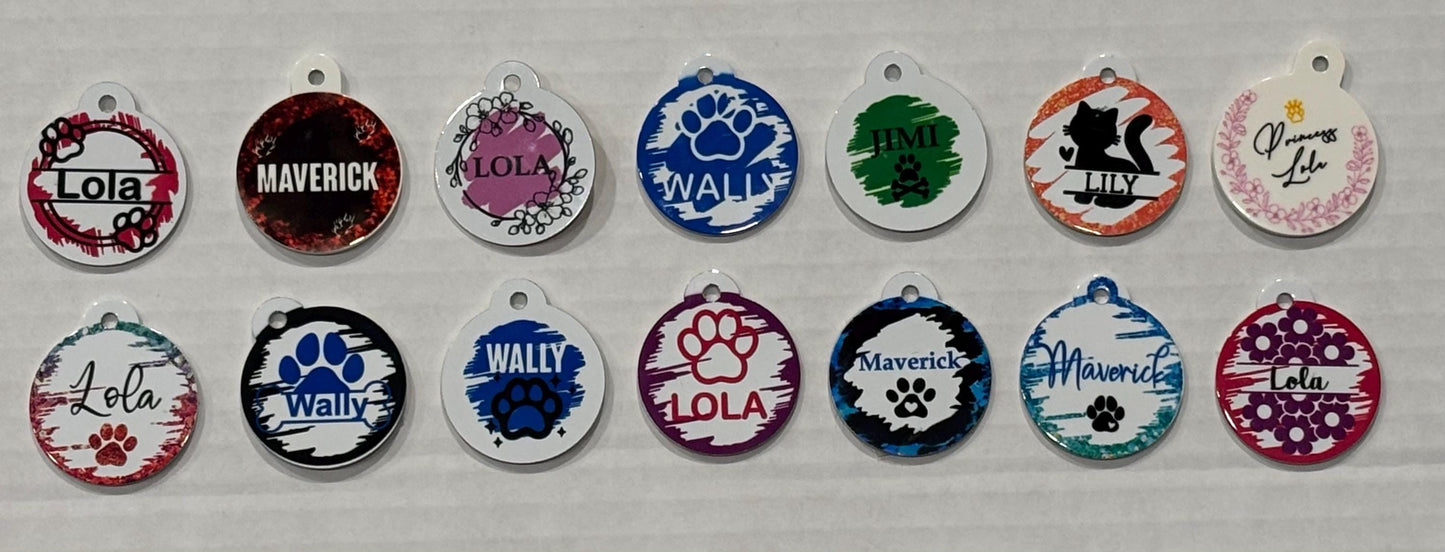 Pet ID Tags! QR Code option