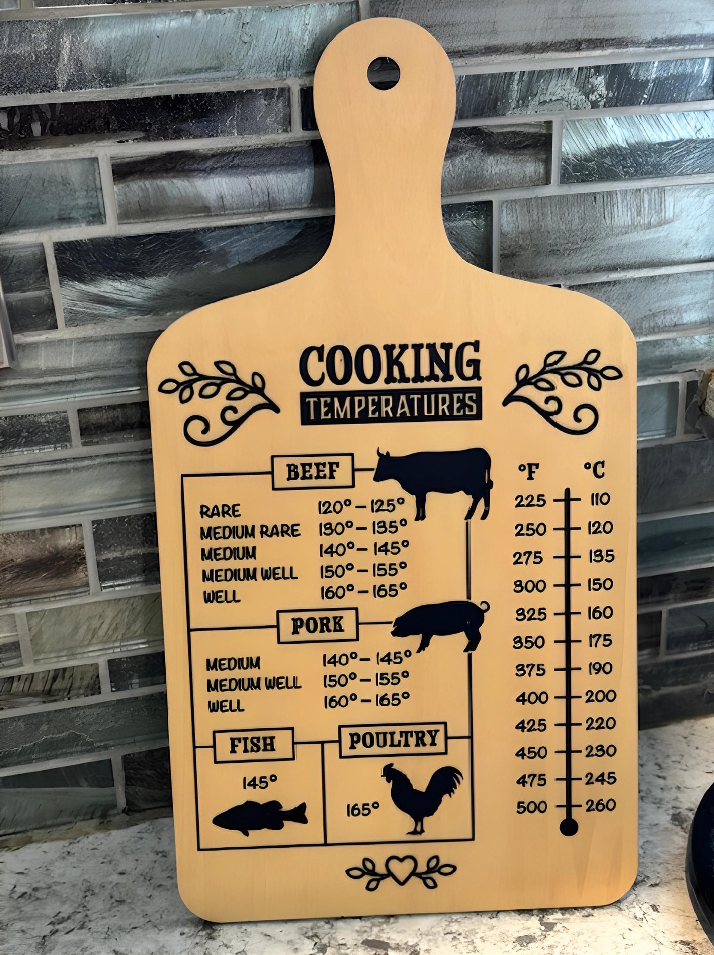 Wood Cutting Board - Kitchen decor!