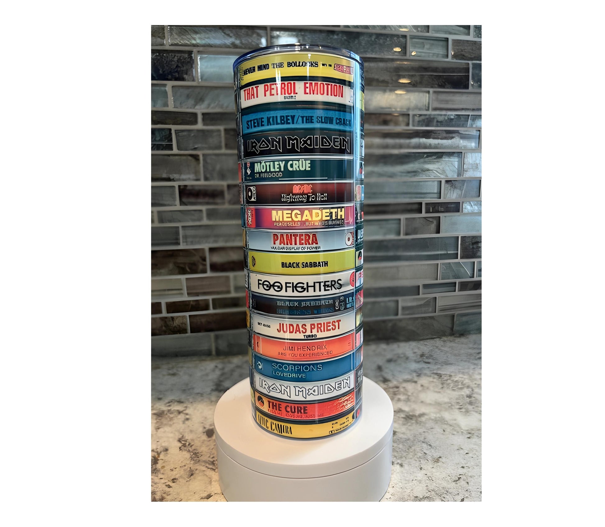 80's Rock Music Tumbler - Retro Vibes!