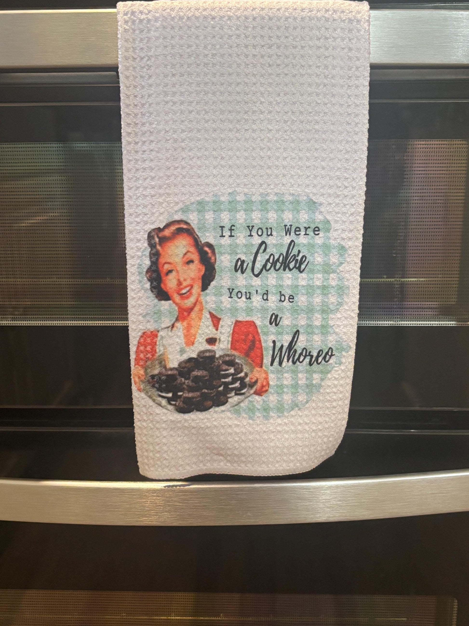 Funny Cookie Tea Towel!!