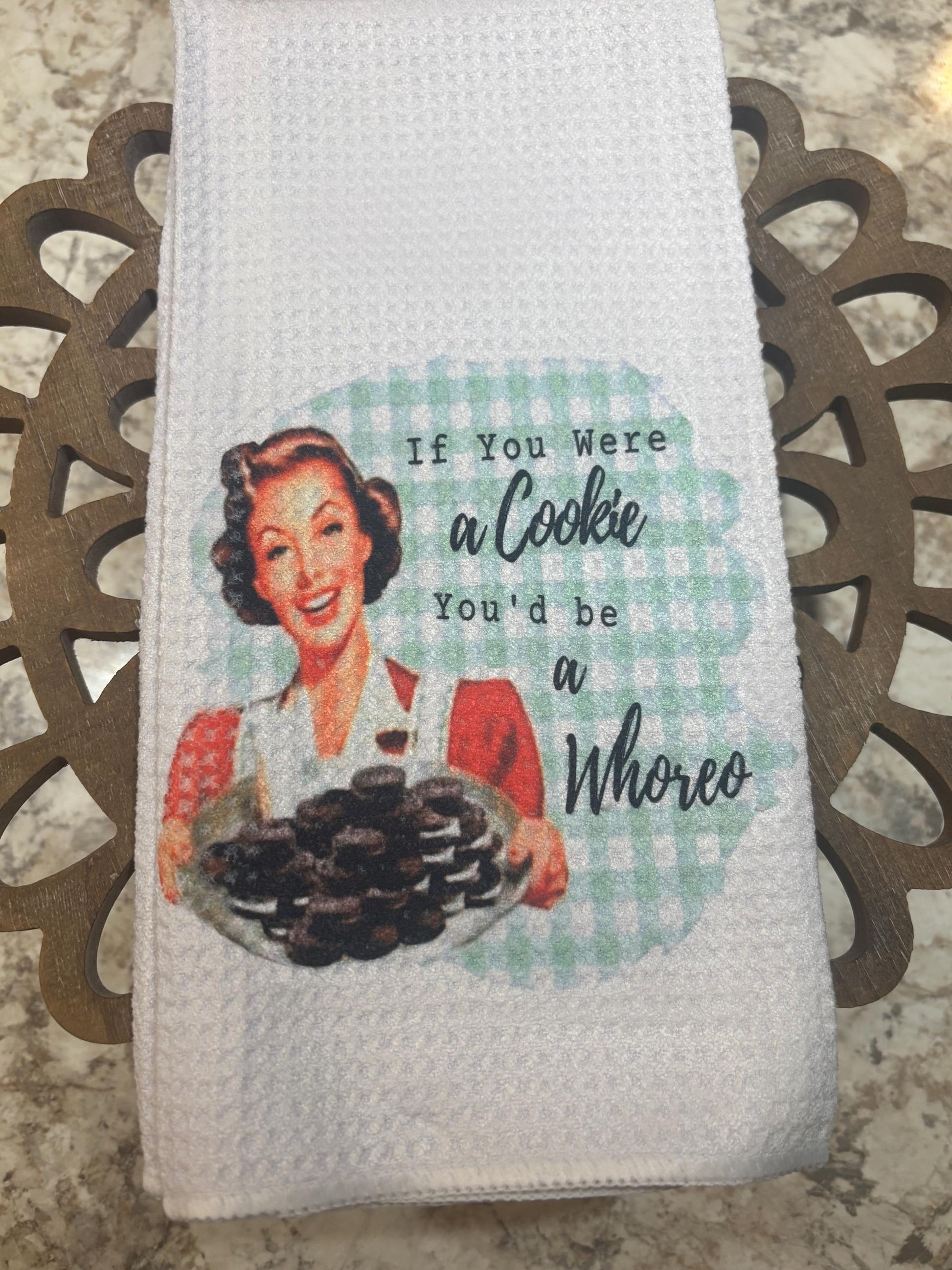 Funny Cookie Tea Towel!!