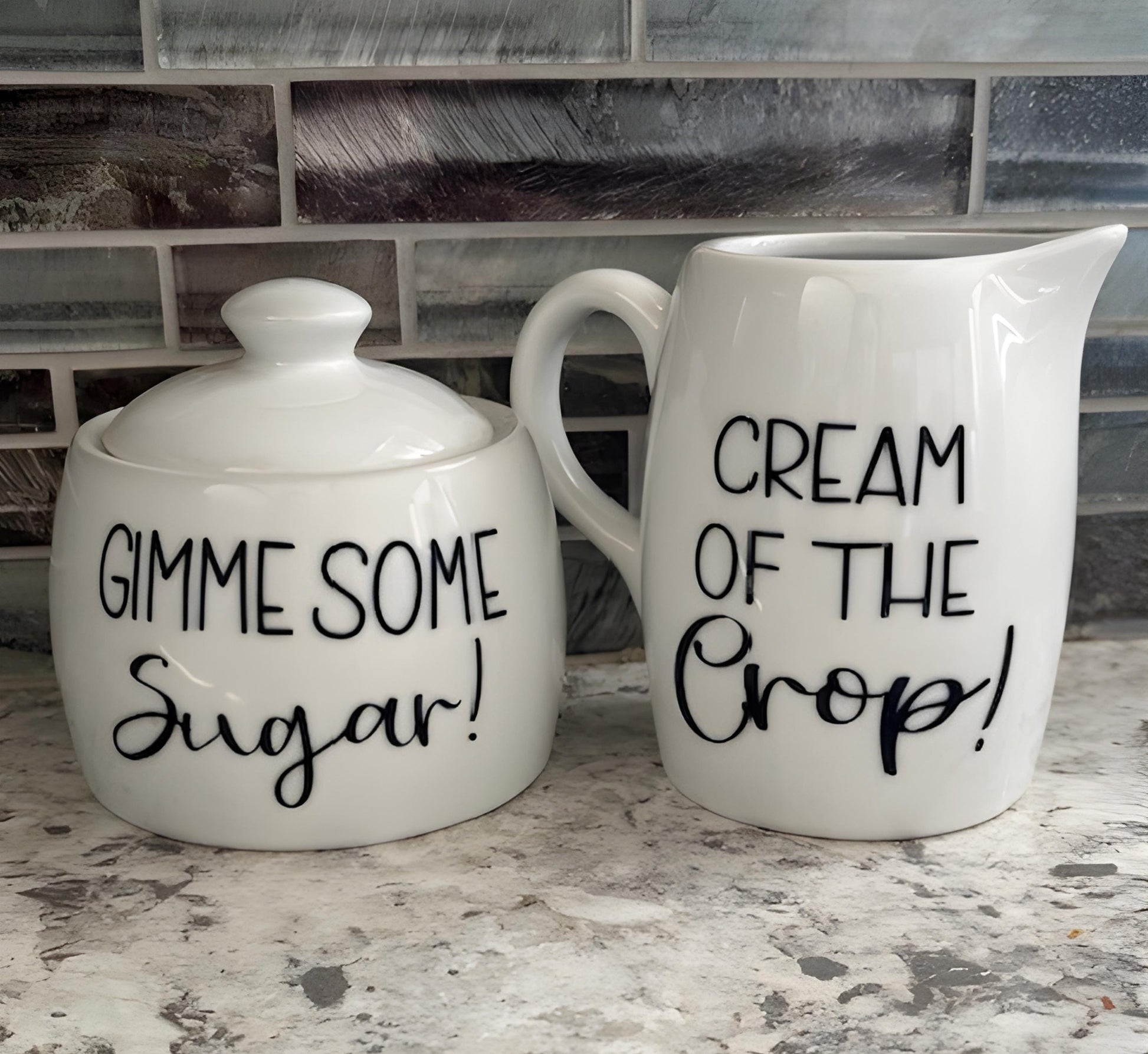 Cream of the Crop and Give me some Sugar Set Farmhouse Style Set!