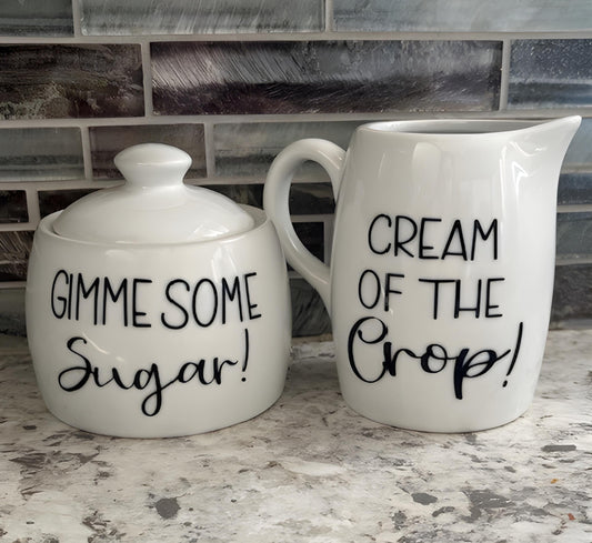 Cream of the Crop and Give me some Sugar Set Farmhouse Style Set!